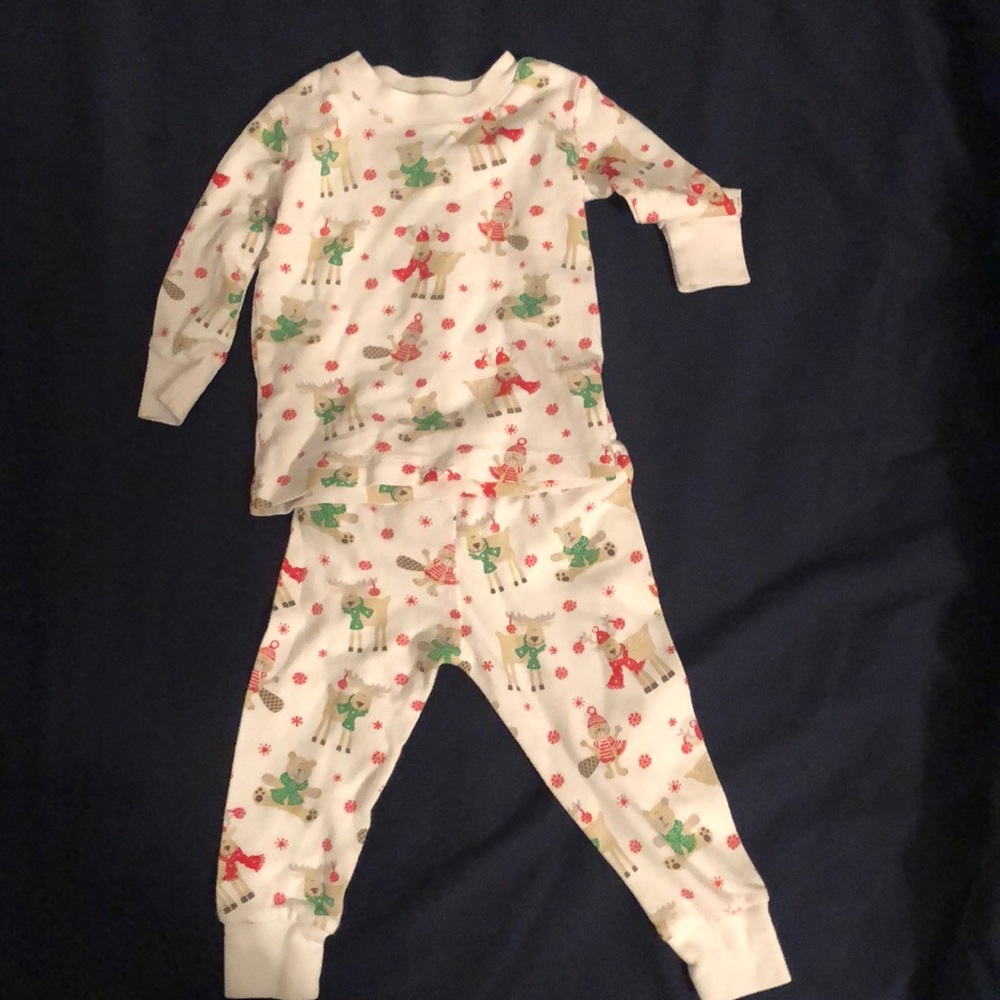 Kissy Kissy 12-18 month Christmas jammies